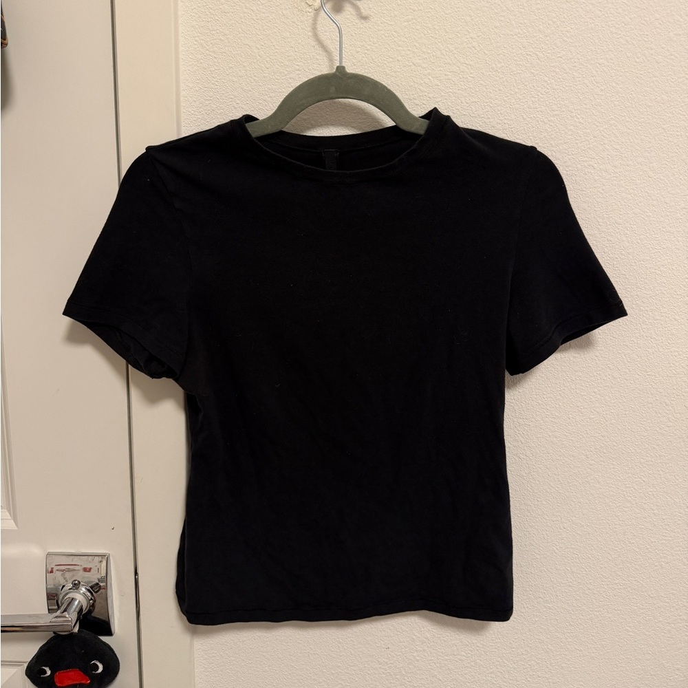 Skims cotton jersey t-shirt black M